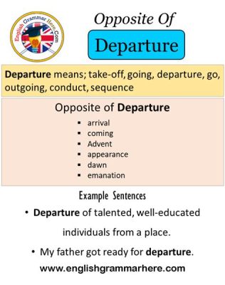 departures 意味: 旅立ちの美学とその多面的解釈